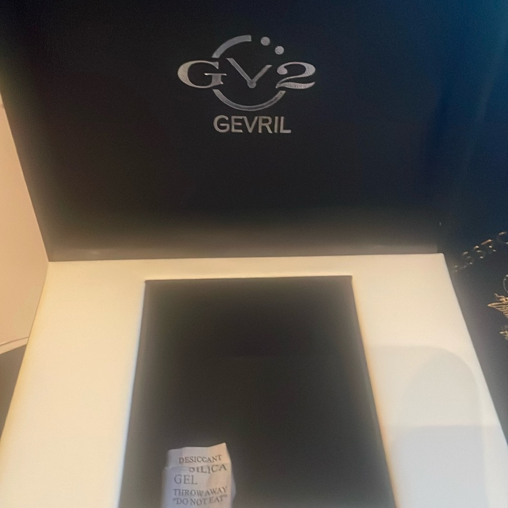 GV2 Padova Diamond tank watch.